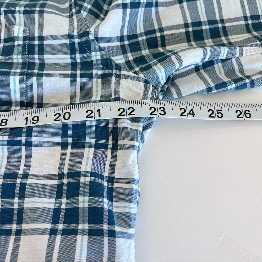 J. Crew Men’s Long‎ Sleeve Madras Oxford Shirt